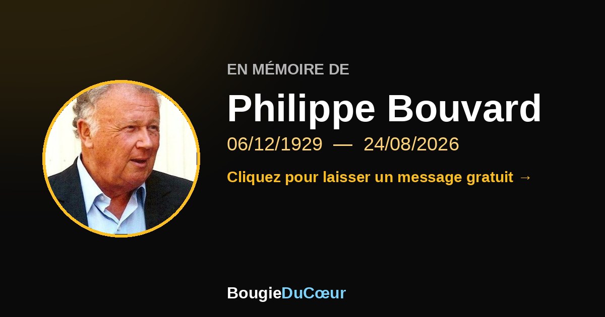 Hommage à Philippe Bouvard : une bougie du souvenir